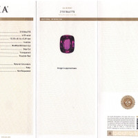 4.55 Ct. Ruby from Mozambique Scan Report