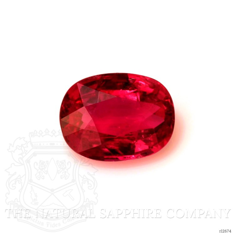Pave Ruby Ring 2.05 Ct., 18K White Gold