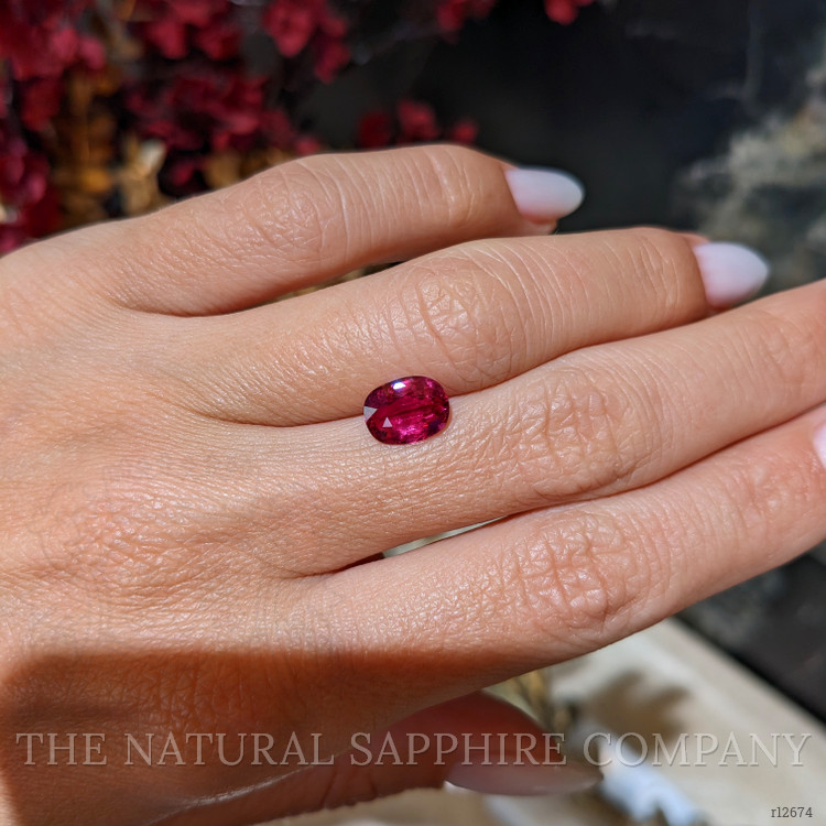 2.05 Ct. Pinkish Red Ruby from Thailand
