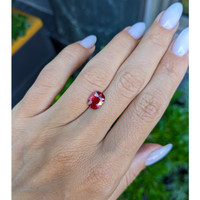 2.05 Ct. Pinkish Red Ruby from Thailand Life Style