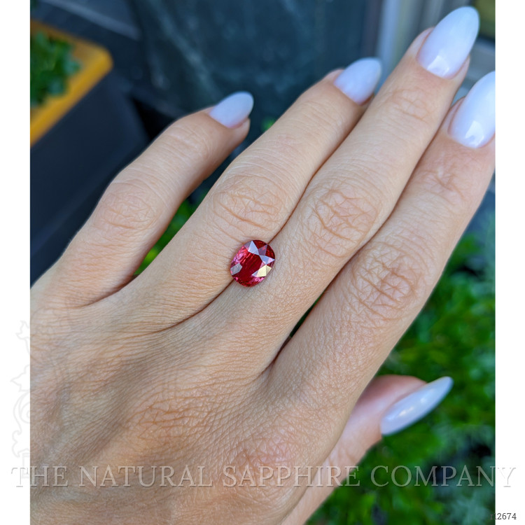 2.05 Ct. Pinkish Red Ruby from Thailand