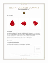 3.07 Ct. Ruby from Mozambique Appraisal