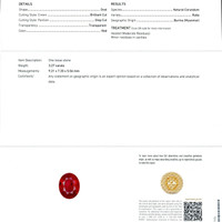 3.27 Ct. Ruby from Burma (Myanmar) Scan Report