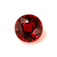 Pave Ruby Ring 0.93 Ct., 18K Yellow Gold Combination Stone