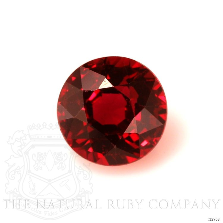 Pave Ruby Ring 0.93 Ct., 18K Yellow Gold