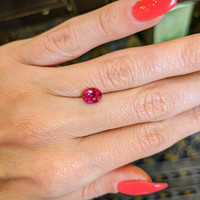 1.57 Ct. Ruby from Mozambique Life Style