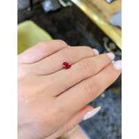 0.58 Ct. Ruby from Mozambique Life Style