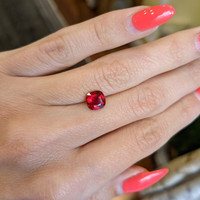 1.41 Ct. Ruby from Mozambique Life Style