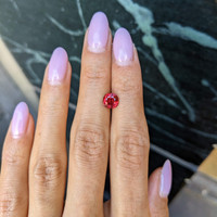 1.42 Ct. Ruby from Mozambique Life Style