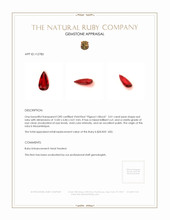 3.01 Ct. Ruby from Mozambique Appraisal