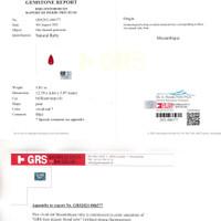3.01 Ct. Ruby from Mozambique Scan Report