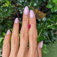 1.22 Ct. Ruby from Mozambique Life Style
