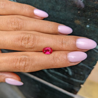 1.42 Ct. Ruby from Mozambique Life Style