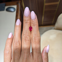 1.14 Ct. Ruby from Mozambique Life Style