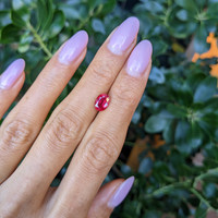 1.36 Ct. Ruby from Mozambique Life Style