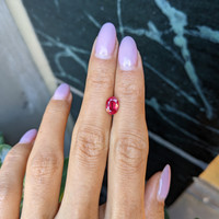 1.36 Ct. Ruby from Mozambique Life Style