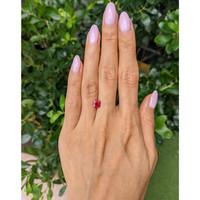1.27 Ct. Ruby from Mozambique Life Style