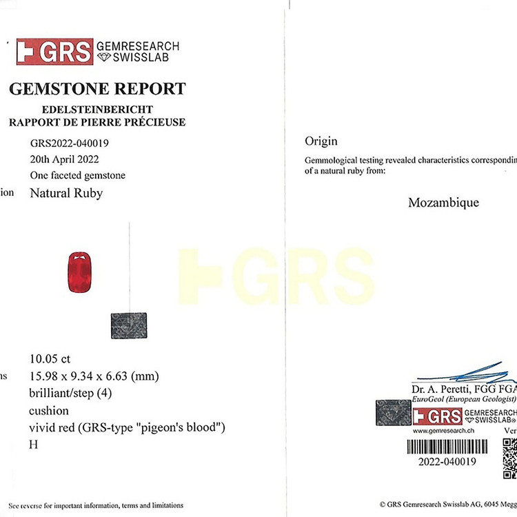 10.05 Ct. Ruby from Mozambique