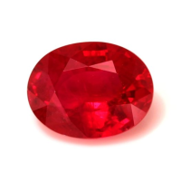 Antique Style Ruby Ring 2.13 Ct., 14K White & Yellow Combination Stone