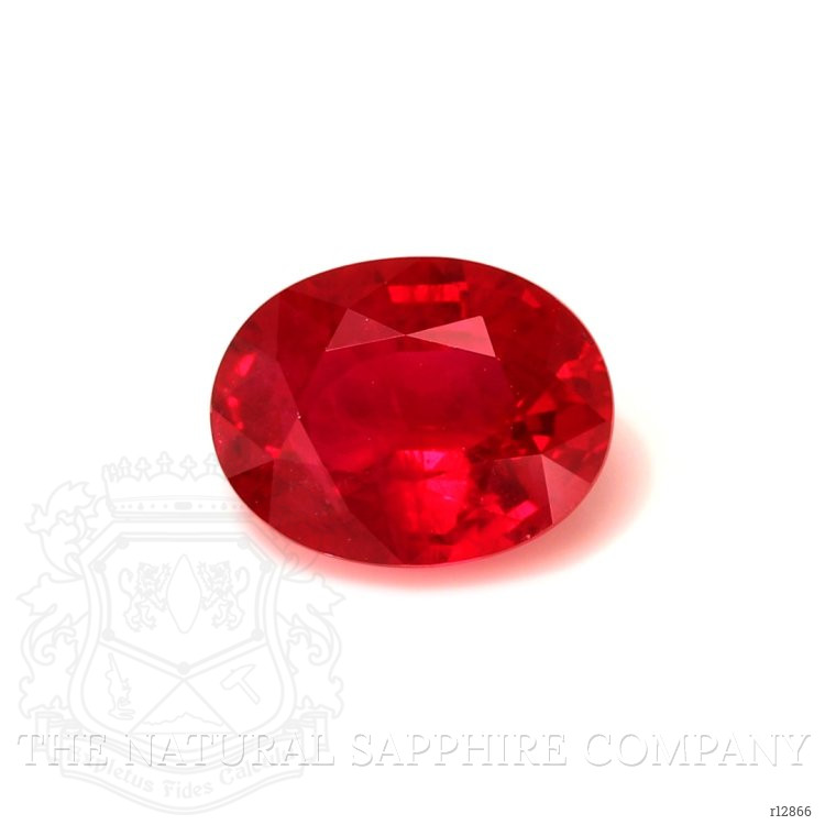 Antique Style Ruby Ring 2.13 Ct., 14K White & Yellow