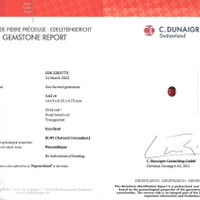 3.62 Ct. Ruby from Mozambique Scan Report