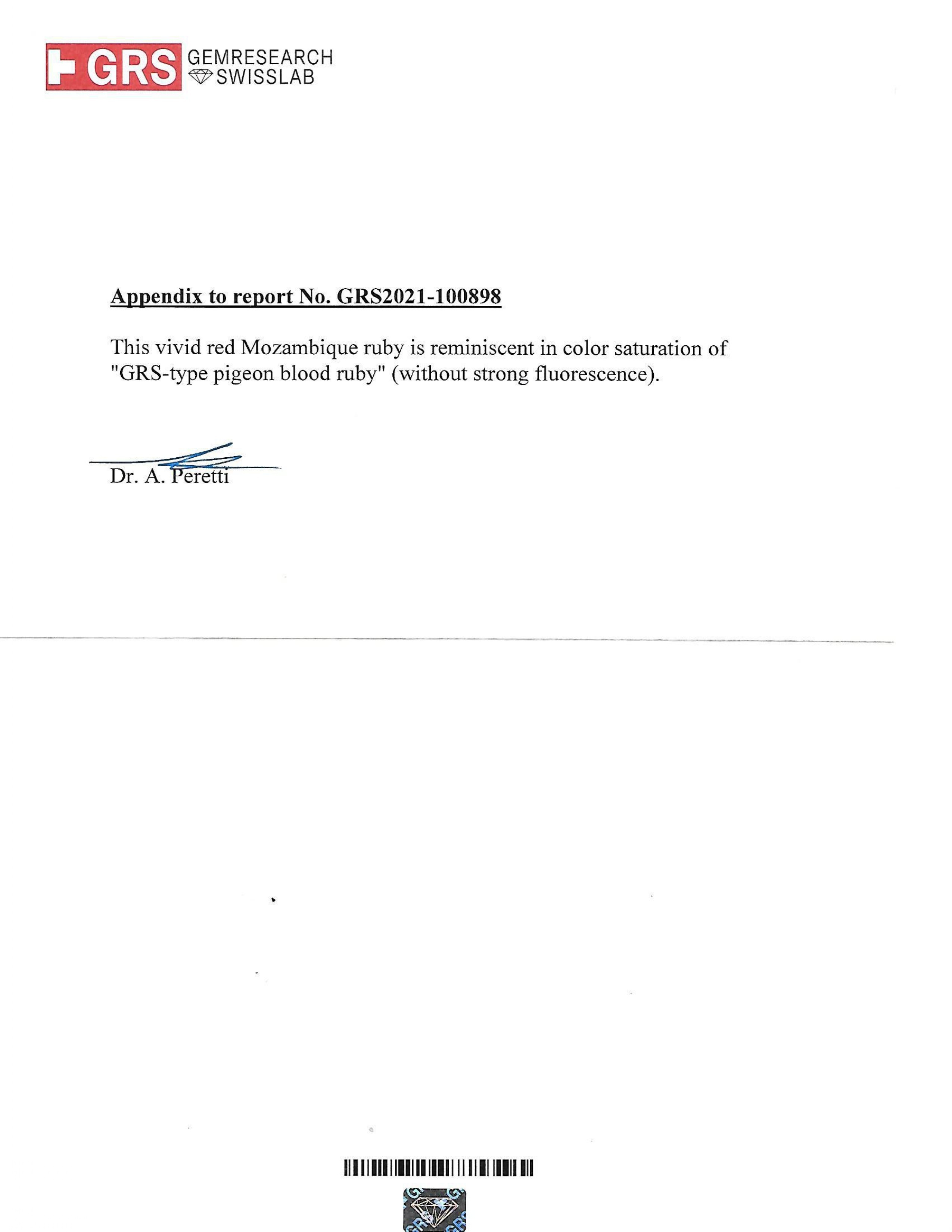 4.17 Ct. Ruby from Mozambique