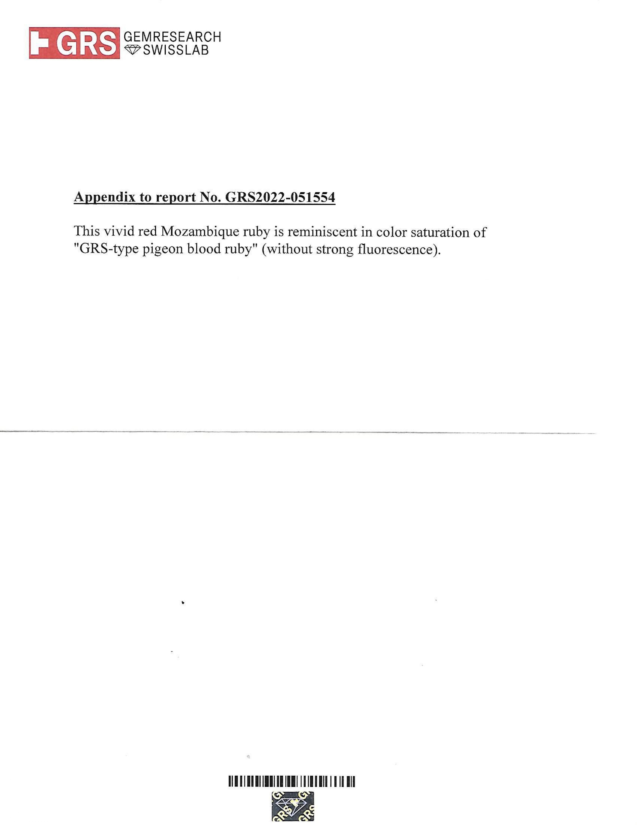 4.02 Ct. Ruby from Mozambique