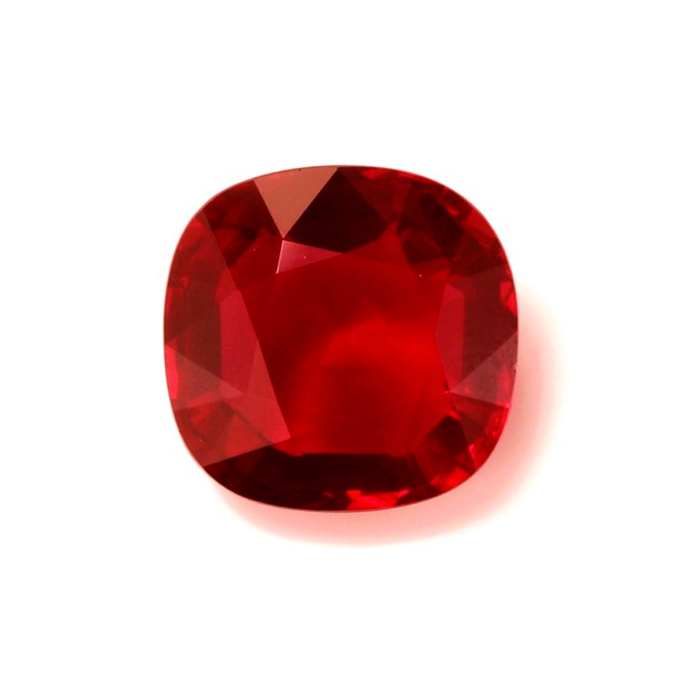 Natural Untreated 3.30 Ct Round Burma Red Ruby Loose Gemstone AGSL Certified 