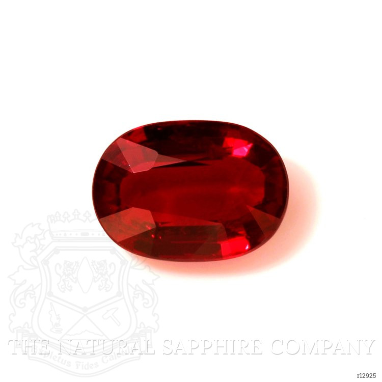 Three Stone Ruby Ring 3.07 Ct., 14K White Gold