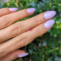 0.32 Ct. Ruby from Mozambique Life Style