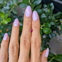 0.37 Ct. Ruby from Mozambique Life Style