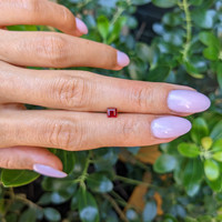 0.38 Ct. Ruby from Mozambique Life Style