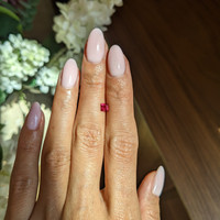 0.41 Ct. Ruby from Mozambique Life Style
