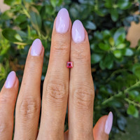 0.41 Ct. Ruby from Mozambique Life Style