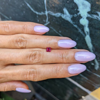 0.42 Ct. Ruby from Mozambique Life Style