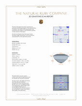 0.37 Ct. Ruby from Mozambique 3 D Scan Report