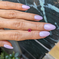 0.34 Ct. Ruby from Ceylon (Sri Lanka) Life Style