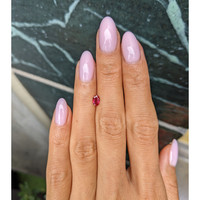 0.38 Ct. Ruby from Thailand Life Style