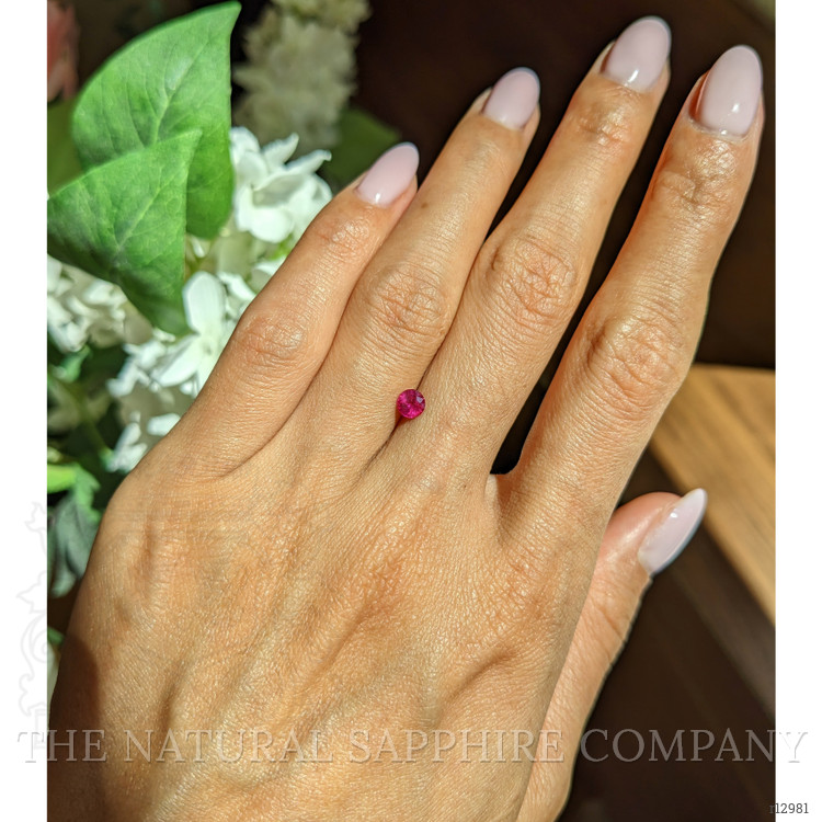 0.39 Ct. Pinkish Red Ruby from Mozambique