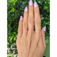 0.67 Ct. Ruby from Thailand Life Style