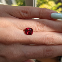 3.61 Ct. Ruby from Mozambique Life Style