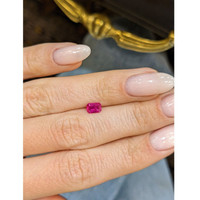 0.50 Ct. Ruby from Mozambique Life Style