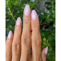 0.32 Ct. Pinkish Red Ruby from Mozambique Life Style