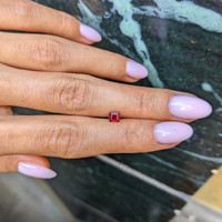 0.41 Ct. Ruby from Mozambique Life Style