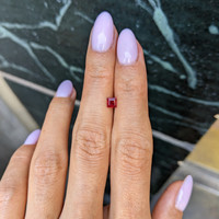 0.41 Ct. Ruby from Mozambique Life Style