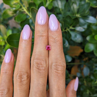 0.48 Ct. Ruby from Mozambique Life Style