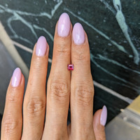0.41 Ct. Ruby from Mozambique Life Style