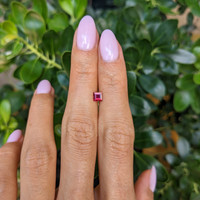 0.41 Ct. Ruby from Mozambique Life Style