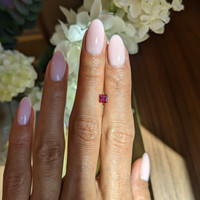 0.41 Ct. Ruby from Mozambique Life Style