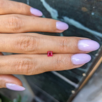0.36 Ct. Ruby from Mozambique Life Style